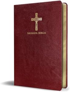 Biblia Católica En Español. Símil Piel Vinotinto, Tamaño Compacto / Catholic Bible. Spanish-Language, Leathersoft, Wine, Compact
