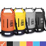 Blackace arteesol Waterproof Dry Bag 5L 10L 20L 30L 20L 20L 30L Waterproof Bag with Long Adjustable Handle for Kayaking Boat Excursion Canoe/Fishing/Rafting/Swimming/Snowboarding