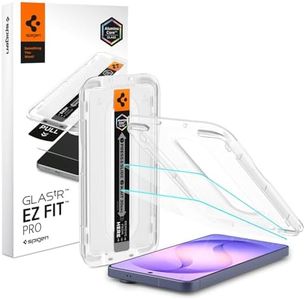 SPIGEN Tempered Glass Screen Protector for Samsung Galaxy S26 Ultra [10H+ Protection Alumina Core] [Case Friendly] EZ Fit Pro Auto Alignment Tray | Dusk Removal | Oleophobic Coating [2 Pack] (Clear)