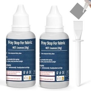 INNOVAYOU 60g Fray Stop for Fabric, Transparent and Washable Anti Fray for Fabric with Scraper Prevent Fraying and Unraveling, Suitable for Embroidery Stitchery Sewing Supplies