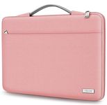 TECOOL 15.6 Inch Laptop Sleeve Case, Protective Notebook Bag Water-resistant Laptop Case 15.6 Inch for 15 15.6" Lenovo Thinkpad IdeaPad HP Dell ASUS Acer Samsung Notebook Chromebook,Pink