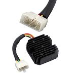 GOOFIT 6 Pin Voltage Regulator Rectifier Replacement For 125cc 150cc 200cc 250cc Scooter