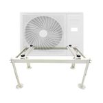 OXBZKMY Mini Split Stand for 9000-36000 BTU Ductless Air Conditioners Heat Pumps, Heavy Duty Mini Split Stand Ground Mount, Outdoor Split Machine Units Vibration Absorber, Adjustable (9000-36000 BTU)