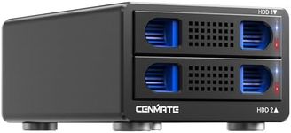 CENMATE Dual Bay Hard Drive RAID En