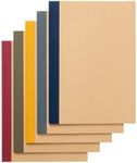 MUJI Set of 5 Notebooks 30 Sheets, Color Ruled B5 76316145 Multicolor