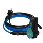 12m Pipe Trace Heating Kits + GFI (Ground Fault Interrupter) with Plug, Grounded, Built-in Thermostat, Saves Costs