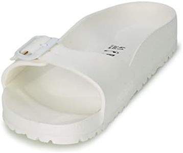 Birkenstock Women's Arizona Eva Flip Flops, White, 5.5 US