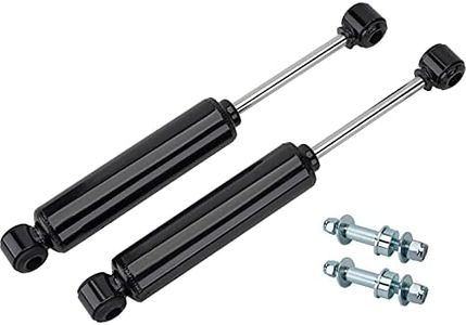 Speedway Short Gas-Filled Tube Shocks, Black Painted w/Studs