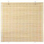 ORIENTAL Furniture Bamboo Cordless Window Shade - Natural 36" W