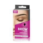 Schwarzkopf Brow Tint Black (10ml), Permanent Eyebrow Tint, Long-Lasting Intensity, Water- and Smudge-Proof, Easy Application Brow Tint for Up to 10 Applications, Vegan Formula