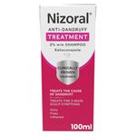 Nizoral Anti-Dandruff Treatment Shampoo, Treats and Prevents Dandruff, Clinically Proven to Control Itchy & Flaky Scalps, Contains Ketoconazole, 1 x 100ml