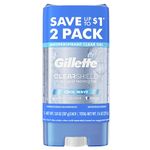 Gillette Clear Gel Cool Wave Anti-Perspirant / Deodorant Twin Pack