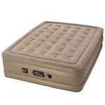 Insta-Bed Queen Air Mattress with Never Flat Pump - Beige