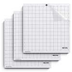 Nicapa Cutting Mat for Silhouette Cameo 3/2/1 [Standard-Grip,12x12 inch,3pack] Adhesive&Sticky Non-Slip Flexible Gridded Cut Mats Replacement Matts Accessories Set Vinyl Craft Sewing Cloth