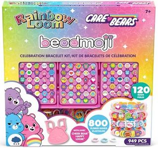 Rainbow Loom® Care Bears™ Rubber Band Bracelet Kit with Assorted Bands, Featuring Care Bears™ Characters - Spread The Message of Sharing and Caring Through Your Creations, Ages 7+