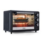 GERAT OTG- Oven, Toaster, Grill, 20L | Temperature Control Knob from Low to 230°C, 60 Minutes Timer, Auto Shut-Off, 230V-50Hz, 1380W | 1 Year Warranty, Black