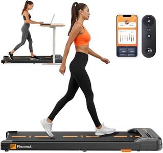 Flexnest Flexpad EZ 3HP Walking Pad Treadmill for Home Use | Compact Ultra-Slim | Smart Bluetooth App + Remote | Shock Absorption | LED Display | 9% Incline | 100kg Capacity