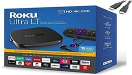 Roku Ultra LT Streaming Media Player 4K/HD/HDR w/ 4K HDMI Cable