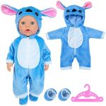 3 Pcs Baby Doll Clothes Sets for 14