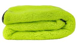 Chemical Guys MIC530 Speed Woolly Mammoth Ultimate Super Plush Car Drying Towel, for Cars, Trucks, SUVs, Pets, Messes & More, Neon Green (25" X 30")