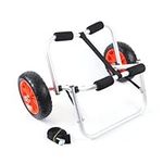 SHZICMY Kayak Trolleys Kayak Boat Trailer Wheels 150 lbs Trolley Carrier Transport Cart Dolly For Canoe