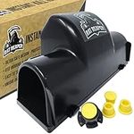 Rat Trap with Peanut Butter Bait - The Powerful Rat Reaper Instantly Kills Rats - 4 Bait Pods - Reusable & Tamper-Resistant for Indoor/Outdoor Rodent Control