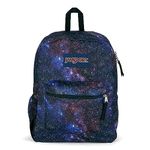 JanSport Cross Town Backpack - School, Travel, or Work Bookbag with Water Bottle Pocket, Night Sky, One Size