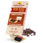 LUCHOS Natural High Energy Bars - High Carb Bars for Sports Endurance, Cycling & Workouts - Vegan & Gluten Free - Running Healthy Snack Bars - Nutrition Bars with Compostable Wrappers-Coffee, 10 Pack