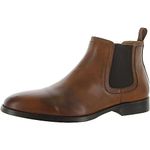 Steve Madden Men's Duke Chelsea Boot, Cognac Leather, 10.5