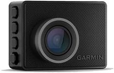 Garmin Dash Cam 47, 1080p and 140-degree FOV, Monitor Your Vehicle While Away w/ New Connected Features, Voice Control, Compact and Discreet, Includes Memory Card