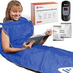 LifePro Bioremedy Sauna Blanket for Detoxification - Portable Far Infrared Sauna for Home Detox Calm Your Body and Mind