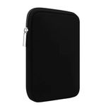 6 Inch Neoprene Sleeve Case Pouch Bag E-Reader Protect Cover for Kindle 2022, Kindle 2019, Kindle Kids, Kindle Paperwhite E-Reader (Previous Generation – 2015 Release), for Kobo Nia, Clara 2E (Black)