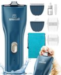 oneisall Pet Clippers for Cat Grooming, Small Low Noise Cat Shavers for Matted Hair,Vet Approved Pet Hair Trimmer for Small Pets (Standard+Mini Blade)