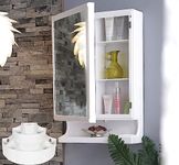 BRANCO Plastic New Look Bathroom Cabinet -White (Brc-727, Made In India)