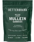 Betterbrand BetterLungs - Daily Respiratory Health Gummies | 1000mg Mullein Leaf herb Extract, Pear Flavor | Lung Health & Sinus Relief (30 Day Supply)