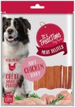 It's Treat Time Meat Delites Chicken Jerky Soft Strip Dog Treat, 250G, Real Meat, Great Source of Protein, Tartar Control, Suitable for All Dogs