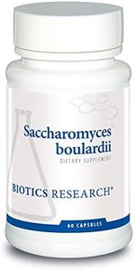 BIOTICS Saccharomyces boulardii Probiotic Supplement. Benefits Microbial Balance. Dairy-Free, Temperature-Stable, Supports GI Health, Supports Healthy Immune and Inflammatory Responses. 60 Count
