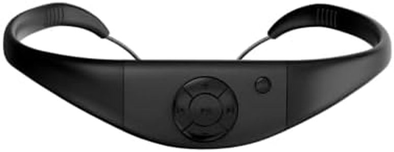 Waterproof Mp3 Player for Swimming, IPX8 8GB Swimming Headset Silicone Coated Waterproof Music Player, 20H Playing time, Underwater Mp3 Player Perfect for Swimming Black No Bluetoothe