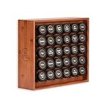 AllSpice Wood Spice Rack, Includes 