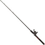 Ugly Stik 6’6” GX2 Baitcast Fishing Rod and Reel Casting Combo, Ugly Tech Construction with Clear Tip Design, 6’6” 2-Piece Rod