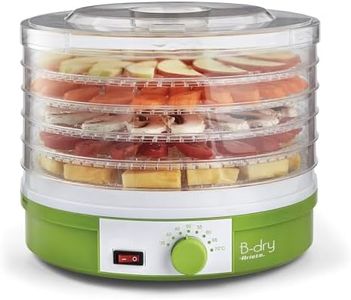 Ariete 616 - Deshidratadora, libre BPA, 5 cestas, color blanco verde