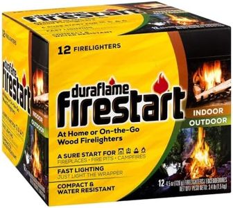 Duraflame Firestart Indoor/Outdoor Firelighters - Quick Ignition for BBQ, Fireplace, Fire Pit and Campfires