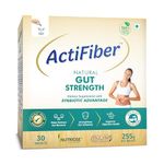 Actifiber Natural Gut Strength|Prebiotic & Probiotic Supplement powder for Stronger Digestive Health|Effective Solution for Common Digestive problems,Gas, Constipation(1 X 255 Gms Pack of 30 Sachets)