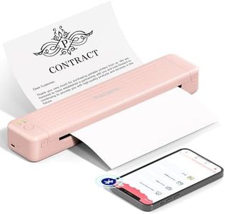 Phomemo P831 Portable Printers Wireless for Travel - 300 DPI Bluetooth Thermal Printer Support 8.5x11 US Letter & A4 Regular Copy Paper, Inkless Printer Compatible with Mobile & Laptop for Home Office