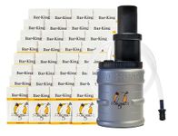 Bar-King Home Brew Ball Lock Kegerator Cleaning Kit with 32 Cleaning Packets. Cleaning your beer lines is now as easy as changing a Corny Keg. (Ball Lock w/32 Packs)