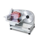 VEVOR Meat Slicer, 7.5" Electric Deli Slicer with SUS420 Blade & 0-0.6" Adjustable Thickness, 200W Home Food-Slicer for Frozen Meat, Ham, Baguett, Steak