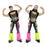 AEW UNRIVALED 2 Pack - The Young Bucks - 6-Inch Matt Jackson and Nick Jackson Figures with Accessories - Amazon Exclusive