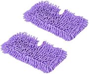 Xindejia 2 Pcs Household Washable Microfiber Mop Replacement Pad Cleaning Pads for Shark Steam Pocket Mops S3500 Series, S3501, S3601, S3550,S3801, S3901, SE4509 (Purple)