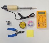 Vtronix 220V Heavy-Duty 35 Watts Wooden Soldering Iron Kit for Precision Electronics Work | Soldering Machine for Home, Industrial & Electronics Workshop Reparing with Fast Heating (Pack of 7)