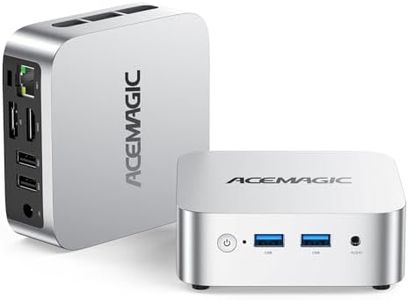 ACEMAGIC Vista V1 Mini Pc Computers, 13Th Gen Intel N150 (Beat N100/N95 Up to 3.6Ghz), 16GB DDR4 RAM 1TB SSD Mini Computer, UHD 4K HDMI DP, Dual WiFi/Bt, Gigabit Ethernet Vesa, Home/Office Micro Pc